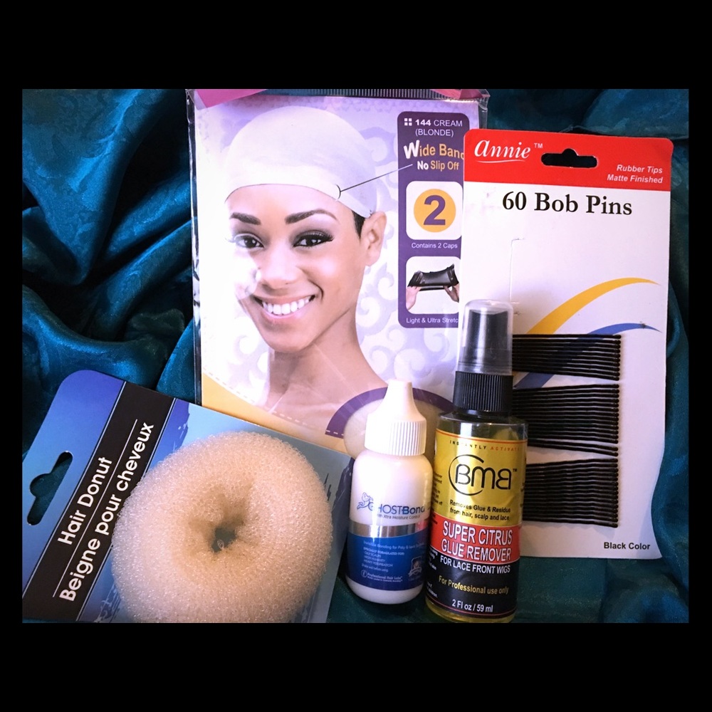Wig/Hair Accessory Bundle Pack w/2 Free Bonuses!